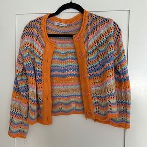 Verge Girl Button Front Cardigan